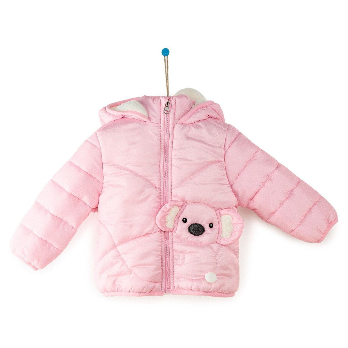 Midimod Baby Girl Coat with Ears - Pink - ebebek - Black Friday