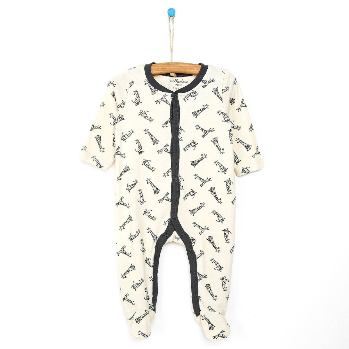 Motherlove Newborn Organic Footed Jumpsuit - Green - ebebek - Black Friday