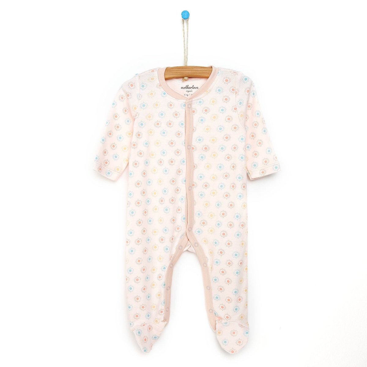 Motherlove Newborn Organic Footed Jumpsuit - Purple - ebebek - Black Friday