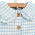 HelloBaby Basic Baby Girl Gingham Dress - Turquois - ebebek - Black Friday