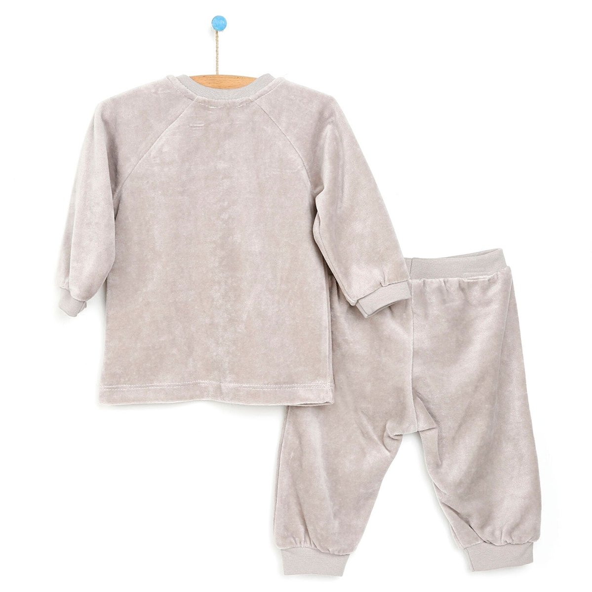 HelloBaby Basic Velvet Sweatshirt - Jogger - Brown - ebebek - Black Friday