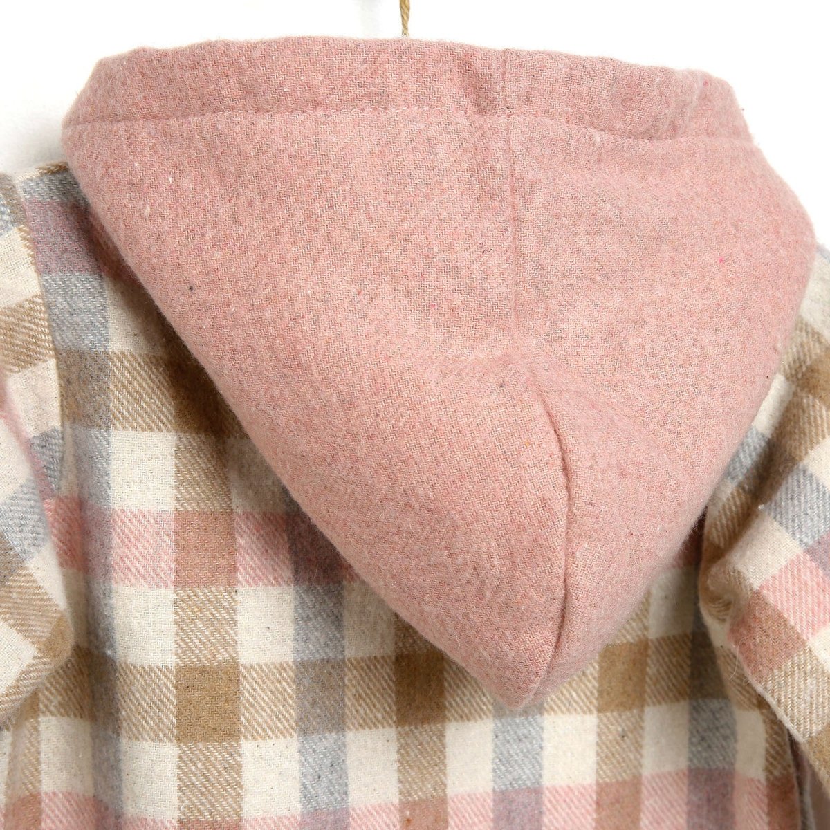 Bebbek Newborn Lumberjack Hooded Jumpsuit - Pink - ebebek - Black Friday