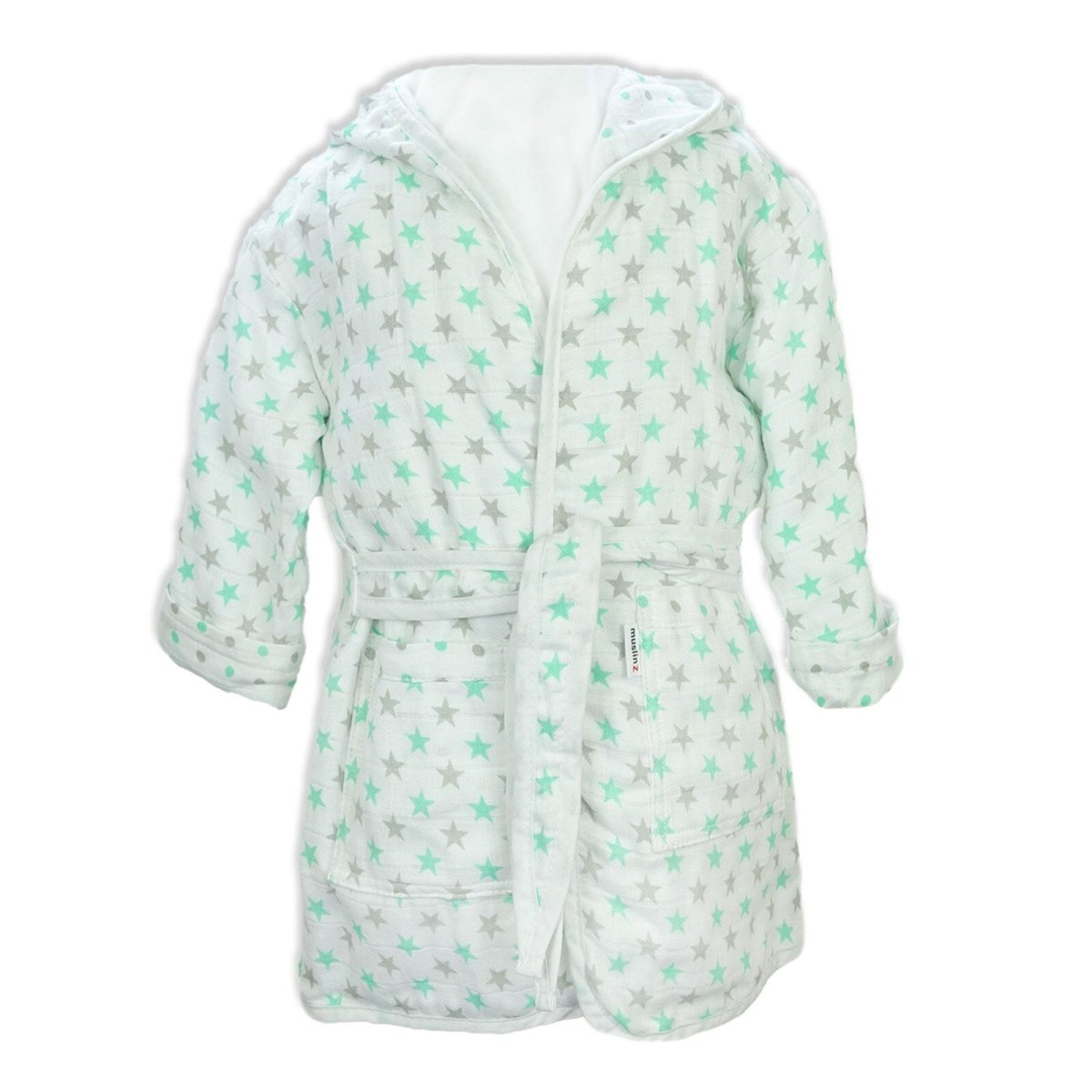 MuslinZ Muslin Bathrobe - Mint - ebebek - Black Friday