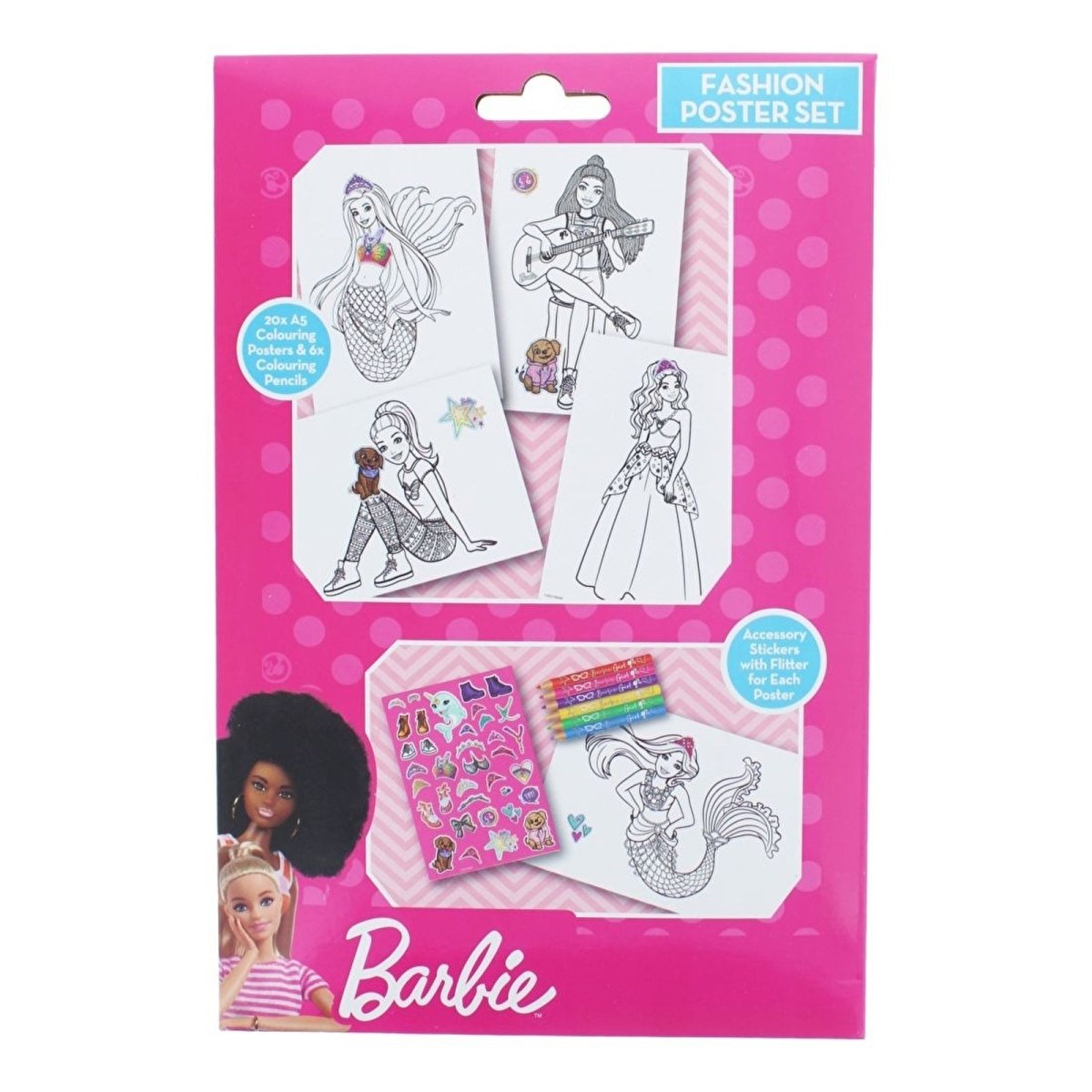 Barbie A5 Fashion Poster Set - ebebek - Black Friday
