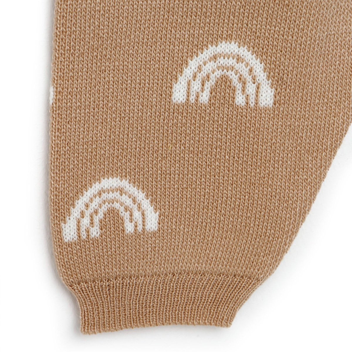 HelloBaby Newborn Rainbow Knit Sweatshirt Starter Set - Beige - HelloBaby - ebebek