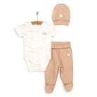 Bebetto Newborn Body - Footed Bottom - Hat - Ecru - ebebek - Black Friday