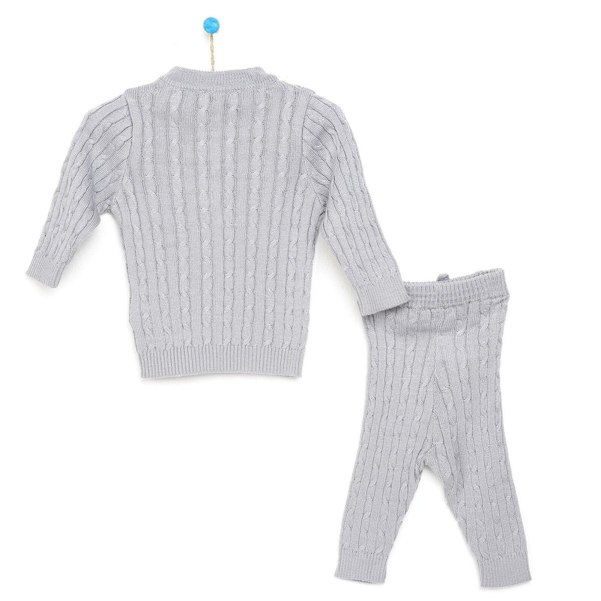 HelloBaby Newborn Knit Cardigan - Grey - ebebek - Black Friday