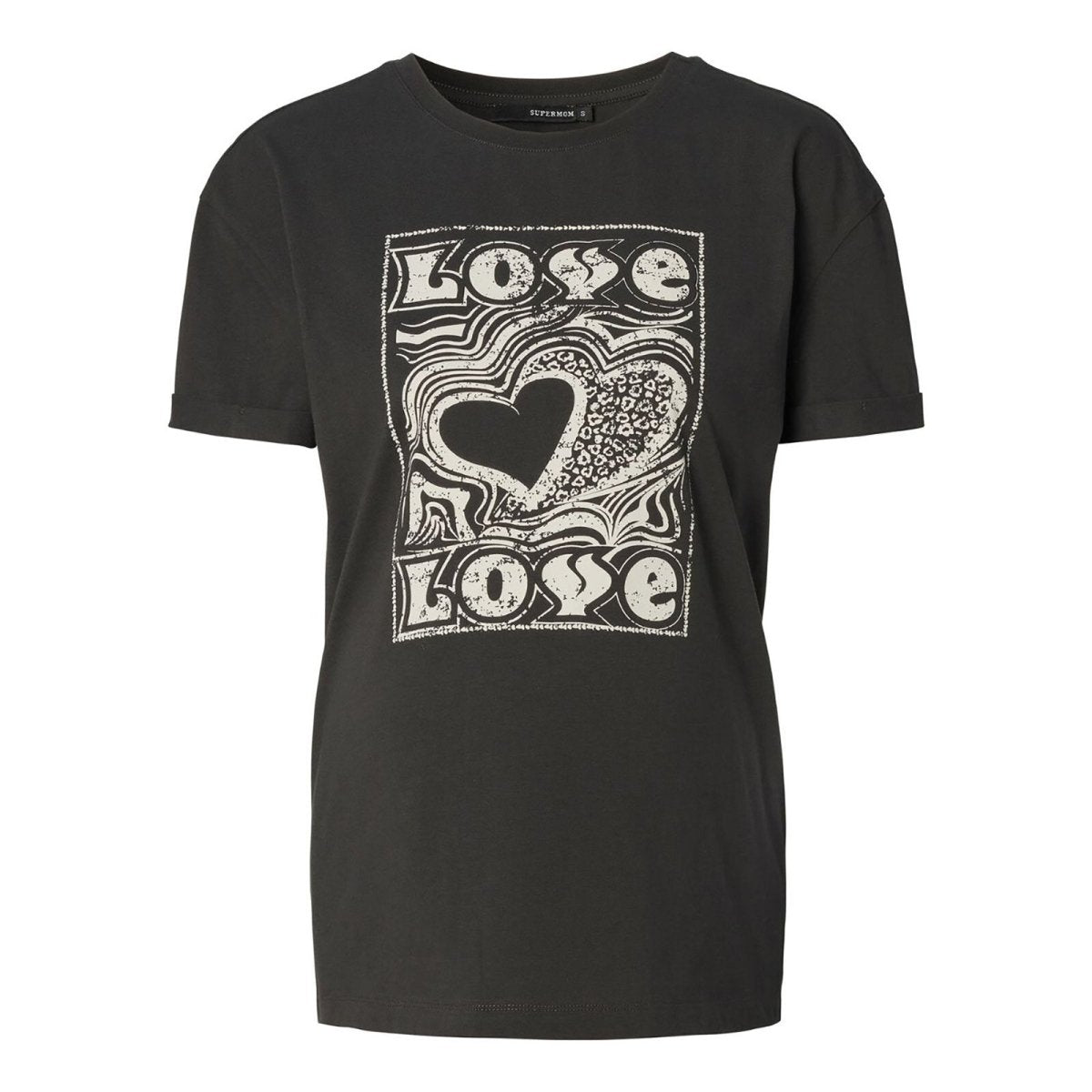 Supermom T-shirt Annan Love - Anthracite - ebebek - Black Friday