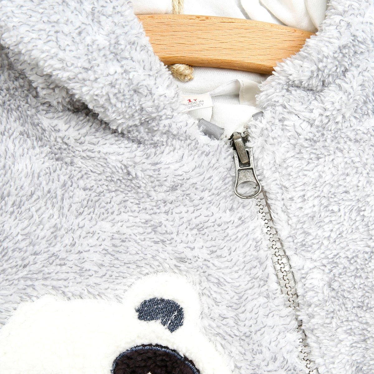 Midimod Welsoft Jumpsuit - Grey - Midimod - ebebek