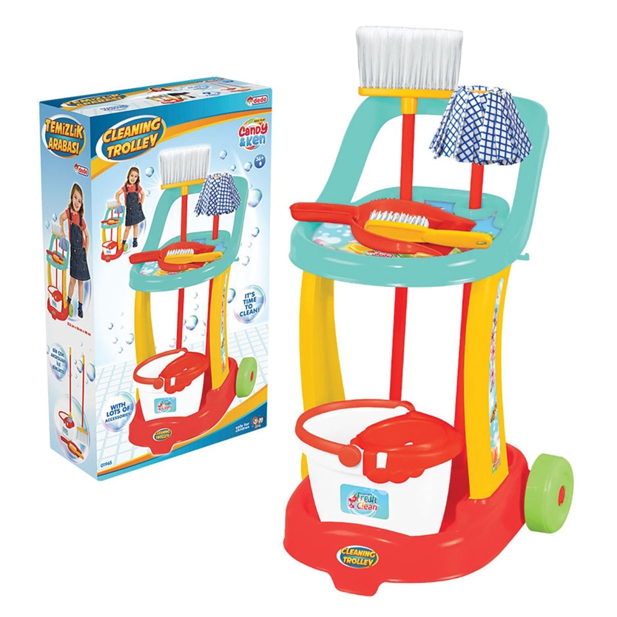 Dede Cleaning Trolley 9 pcs - ebebek - Black Friday