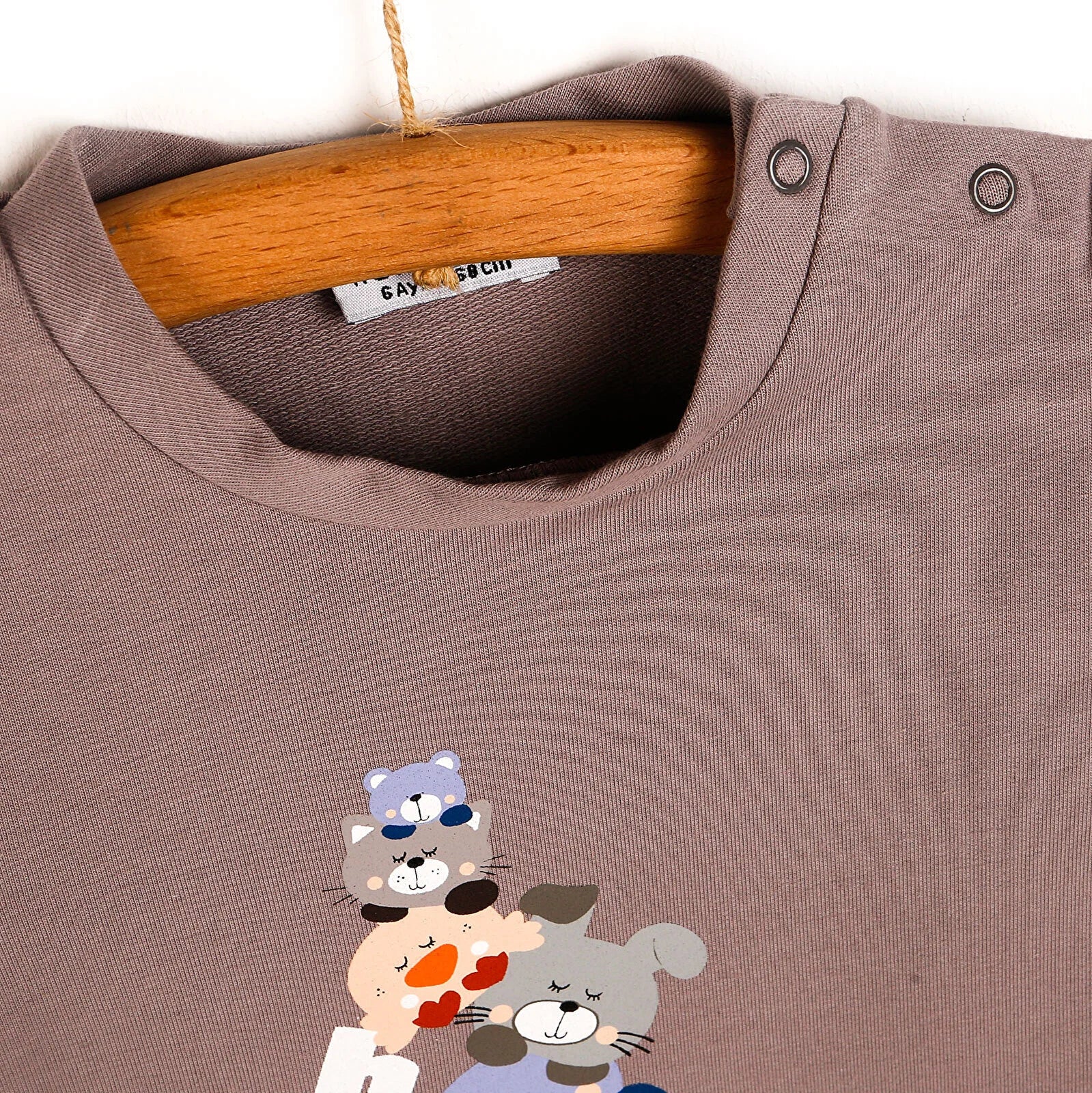 HelloBaby Basic Baby Tracksuit - Grey - ebebek - Black Friday