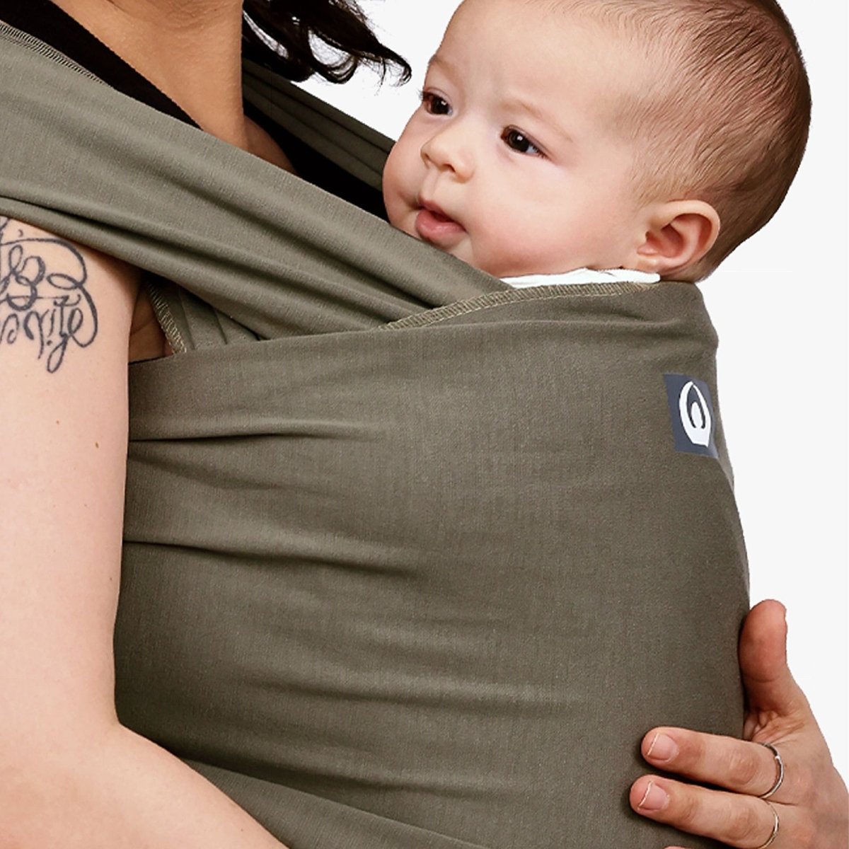 Gaia Carry Stretchy Baby Wrap Pure Tencel - Forest Green - ebebek - Black Friday