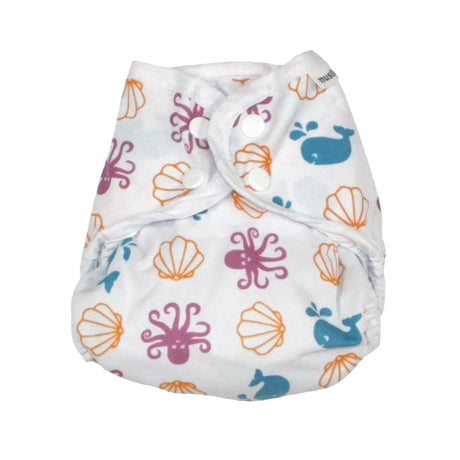 MuslinZ Washable Nappy Wrap - Sealife - ebebek - Black Friday