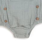 HelloBaby Newborn Muslin Romper - Light Green - ebebek - Black Friday