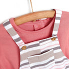 Cassiope Soil Short Dungaree - T-shirt - Orange - ebebek - Black Friday