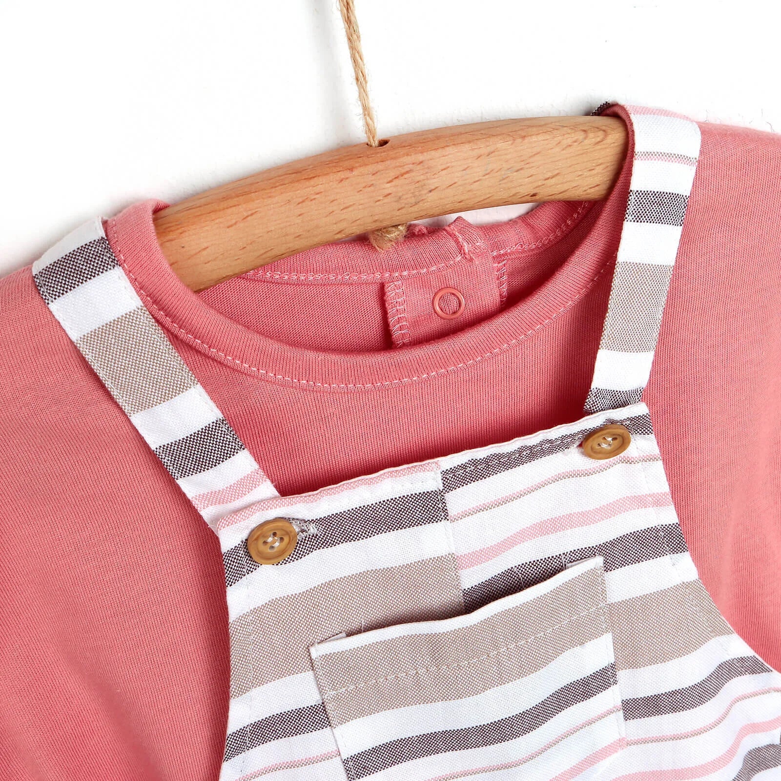 Cassiope Soil Short Dungaree - T-shirt - Orange - ebebek - Black Friday