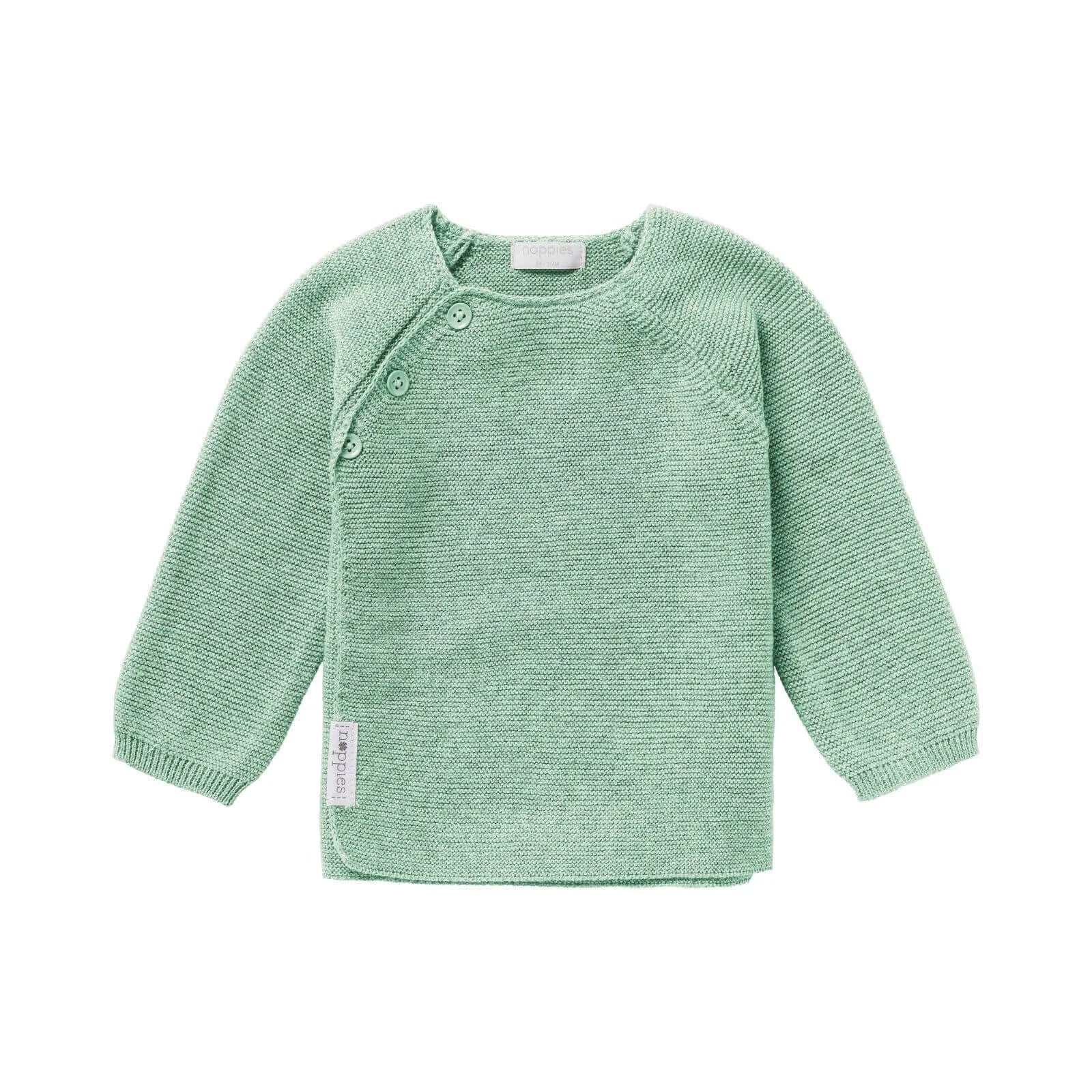 Noppies U Cardigan Knit LS Pino - Grey Mint - ebebek - Black Friday